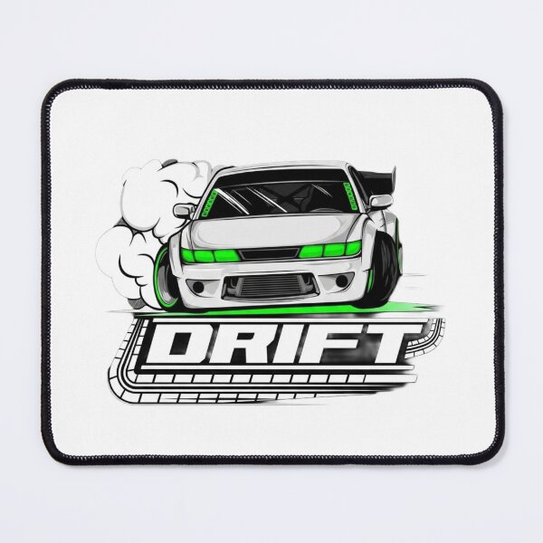 Item preview, Drift Car Illustration designed and sold by Man-Cave-Motifs.