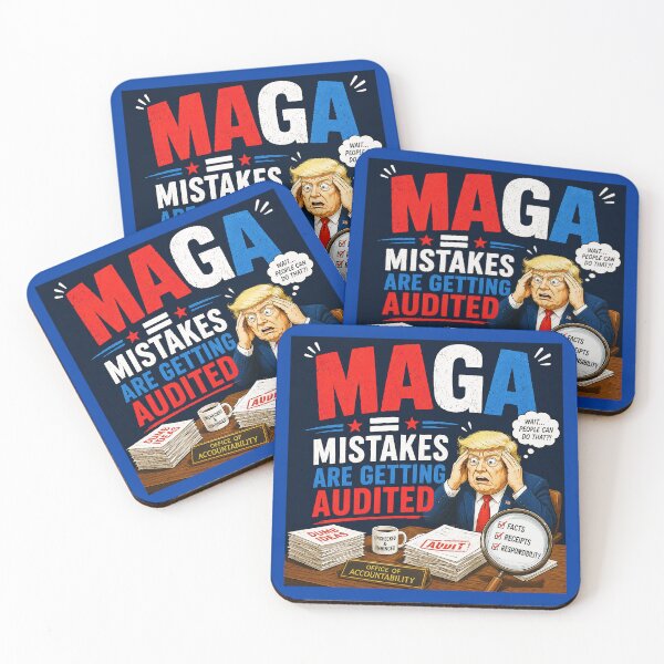 Item preview, ⭐ MAGA = MAKE AMERICA GIGGLE AGAIN COLLECTION ⭐ MAGA = Mistakes Are Getting Audited designed and sold by WheelieGdArt.