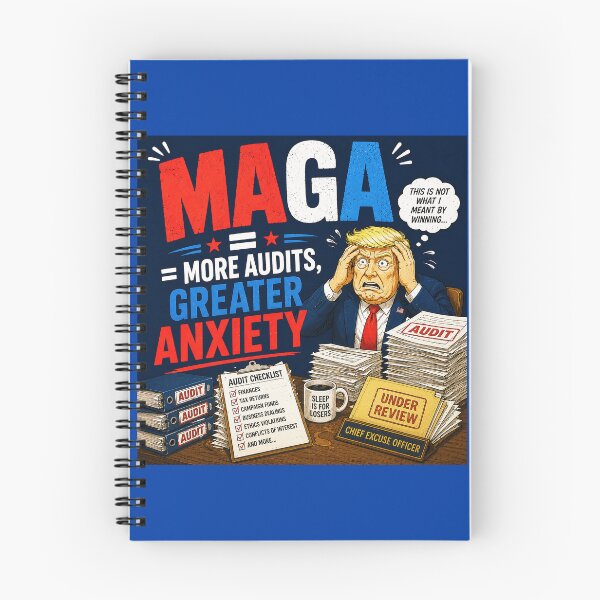 Item preview, ⭐ MAGA = MAKE AMERICA GIGGLE AGAIN COLLECTION ⭐ MAGA = More Audits, Greater Anxiety designed and sold by WheelieGdArt.