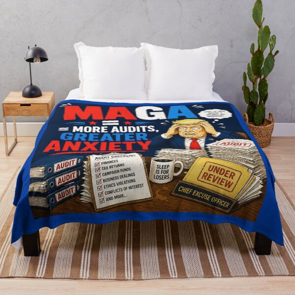 Item preview, ⭐ MAGA = MAKE AMERICA GIGGLE AGAIN COLLECTION ⭐ MAGA = More Audits, Greater Anxiety designed and sold by WheelieGdArt.