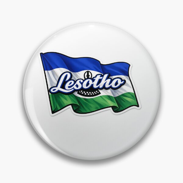 Item preview, Lesotho Waving Flag Shirt | Vintage Lesotho Flag Graphic Tee | African Pride Design designed and sold by GarnerSupplyCo.
