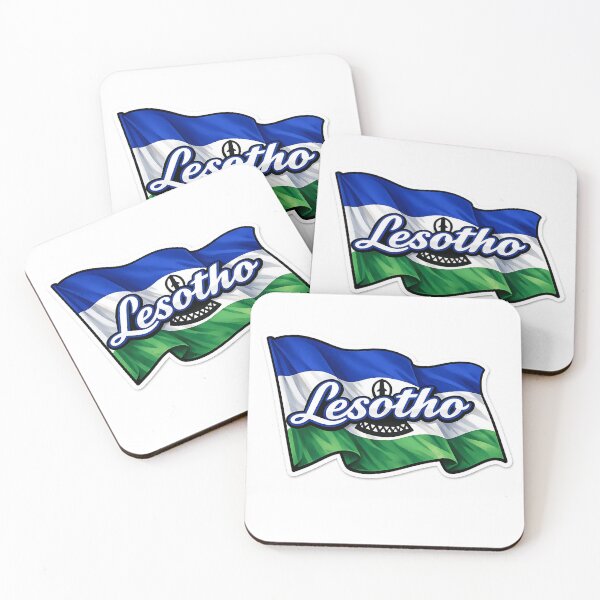Item preview, Lesotho Waving Flag Shirt | Vintage Lesotho Flag Graphic Tee | African Pride Design designed and sold by GarnerSupplyCo.