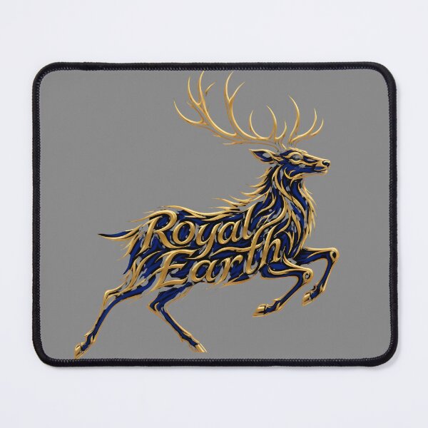 Item preview, Royal Earth Golden Deer Majestic Stag Emblem designed and sold by RoyalEarthstore.