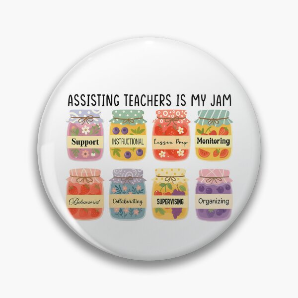 Item preview, Assisting Teachers Is My Jam designed and sold by Chromarist.