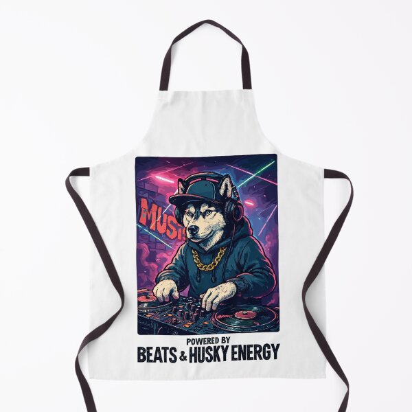 Aperçu de l'œuvre DJ Husky : Propulsé par Beats et Husky Energy créée et vendue par Pineapple-Tree.