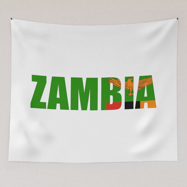 Item preview, Zambia Flag ZM designed and sold by shitpostee.