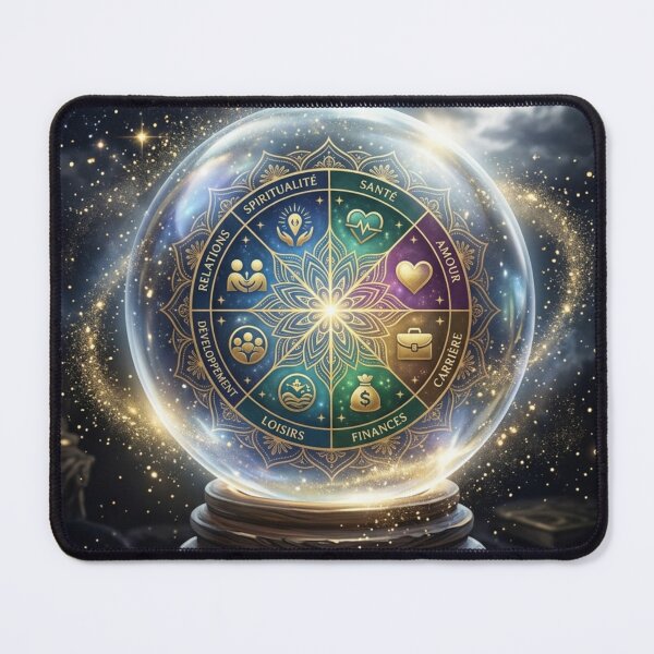 Item preview, Wheel of Life - Mystical Crystal Ball designed and sold by NeyhineAngelionShop.