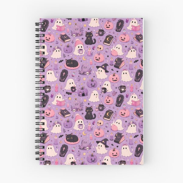 Item preview, Spooky pastel Halloween pattern designed and sold by HemaGoutham.