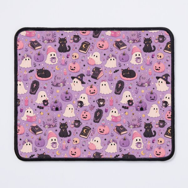 Item preview, Spooky pastel Halloween pattern designed and sold by HemaGoutham.