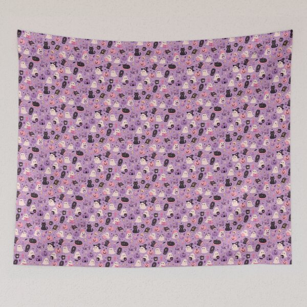 Item preview, Spooky pastel Halloween pattern designed and sold by HemaGoutham.