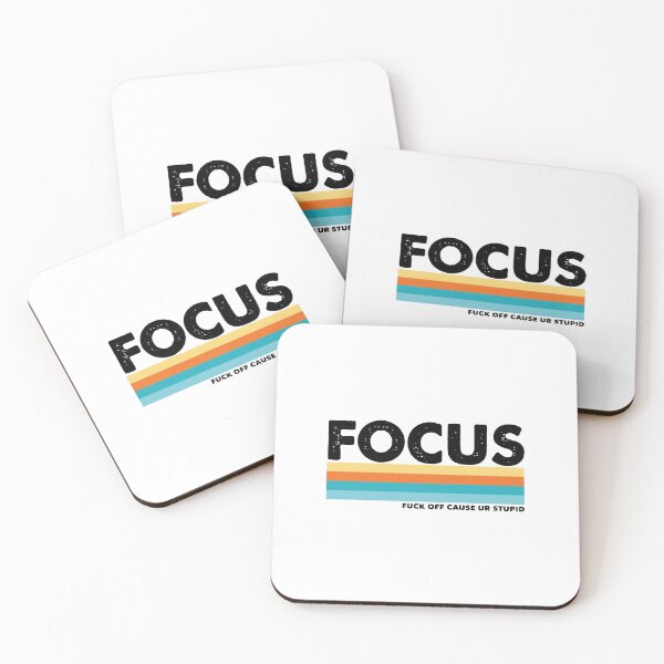 Item preview, FOCUS - Funny Retro Sarcastic Quote designed and sold by HBDStudio.