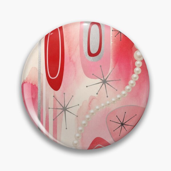 Item preview, Coquette Abstract Mid Century Pink designed and sold by VFWChuck.