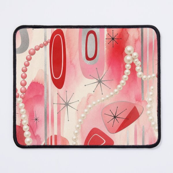 Item preview, Coquette Abstract Mid Century Pink designed and sold by VFWChuck.