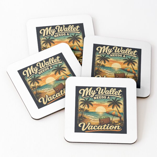Item preview, My Wallet Needs a Vacation designed and sold by Grandtshirt | Creative Print Designs.