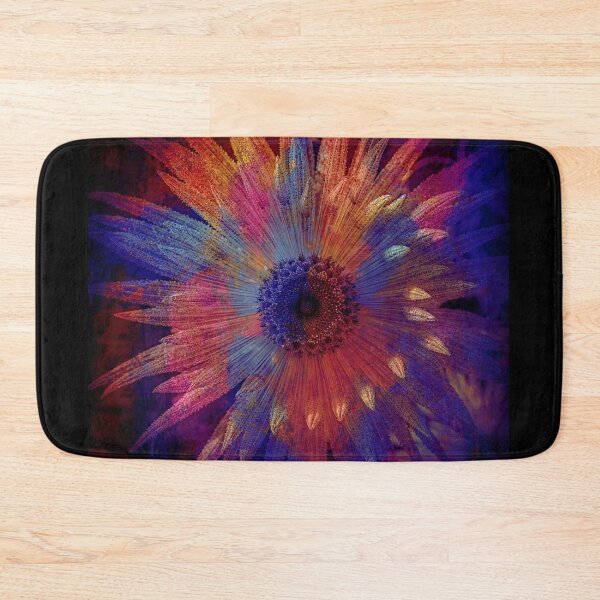 Item preview, Radiant Digital Bloom | Abstract Botanical Wall Art designed and sold by WitchyBotanicaArt.