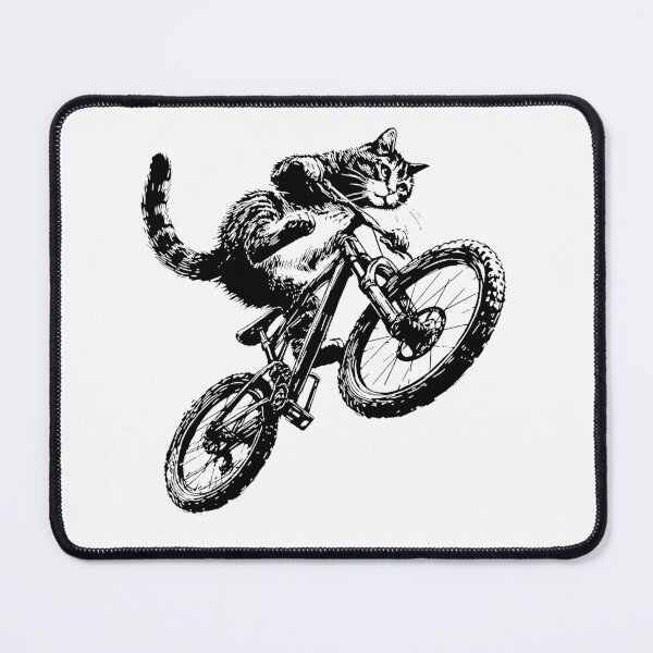 Item preview, Cat Riding Bicycle Shirt, Funny Kitten Tshirt, Cat Lover designed and sold by To101ARt.