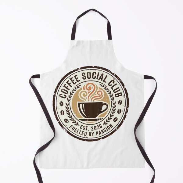 Item preview, Coffee Social Club Vintage Coffee Design | Fueled by Passion Retro Coffee Lover Gift designed and sold by CreativeNest Prints.