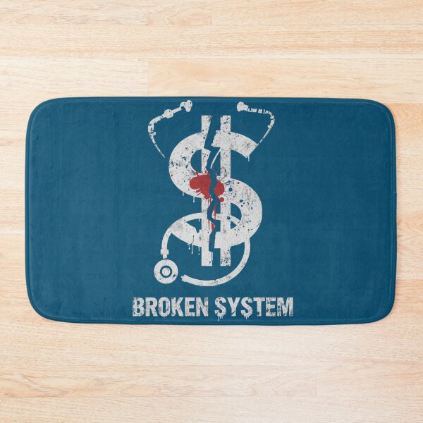 Item preview, Broken System - Healthcare for Profit Streetwear Design designed and sold by CrownINDesign.