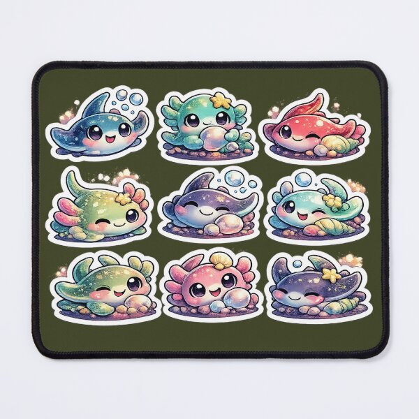 Item preview, Premium Kawaii Stingray Sticker Sheet designed and sold by KrishAuraa.