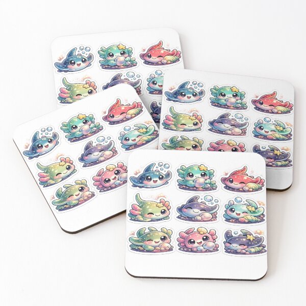 Item preview, Premium Kawaii Stingray Sticker Sheet designed and sold by KrishAuraa.