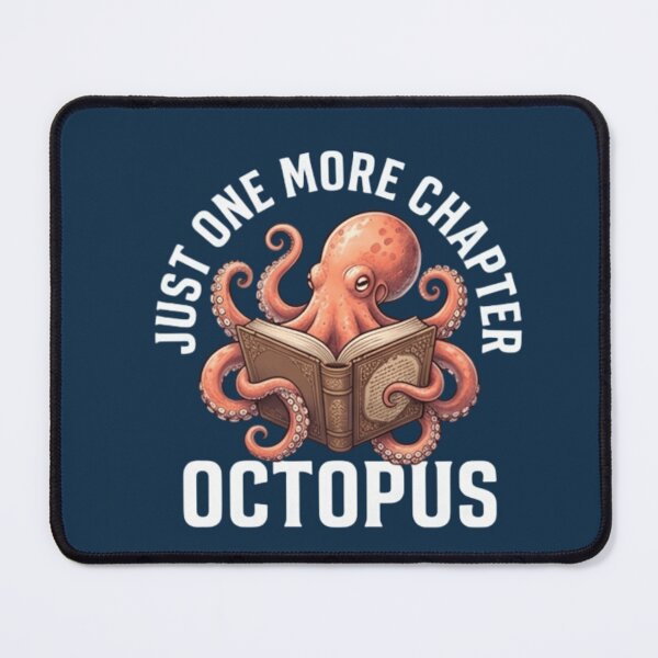 Item preview, Just One More Chapter Octopus T-Shirt & Sticker – Cute Reading Octopus Book Lover Graphic Tee for Readers designed and sold by ZyxDes.