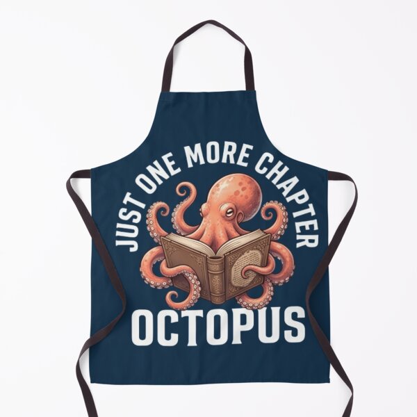 Item preview, Just One More Chapter Octopus T-Shirt & Sticker – Cute Reading Octopus Book Lover Graphic Tee for Readers designed and sold by ZyxDes.
