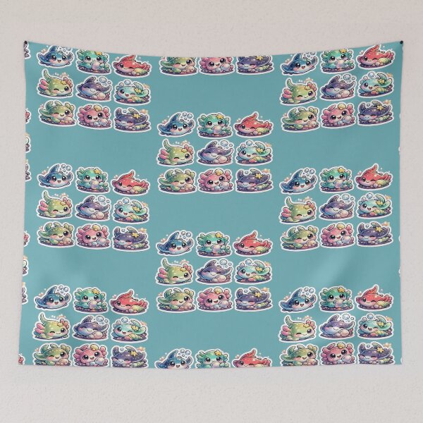 Item preview, Premium Kawaii Stingray Sticker Sheet designed and sold by KrishAuraa.