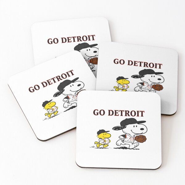 Item preview,  Detroit Tigers Go Detroit Snoopy Baseball  designed and sold by Marciasgrosso.