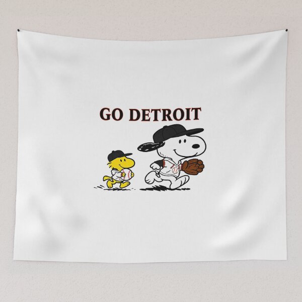 Item preview,  Detroit Tigers Go Detroit Snoopy Baseball  designed and sold by Marciasgrosso.