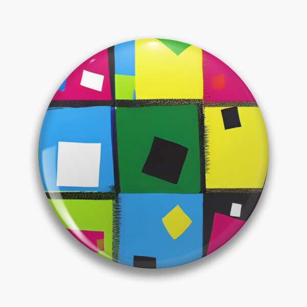 Item preview, Colorful Geometric Color Block Pop Art Grid designed and sold by AlxVel.