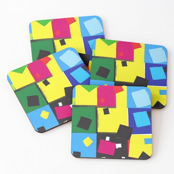 Item preview, Colorful Geometric Color Block Pop Art Grid designed and sold by AlxVel.
