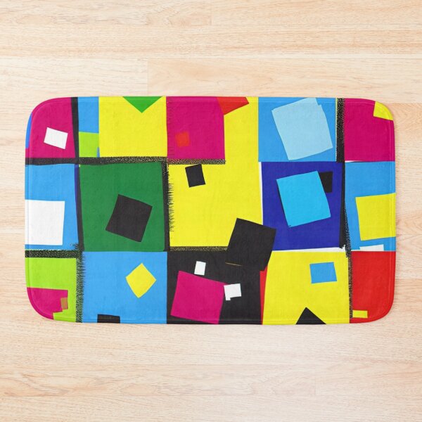 Item preview, Colorful Geometric Color Block Pop Art Grid designed and sold by AlxVel.