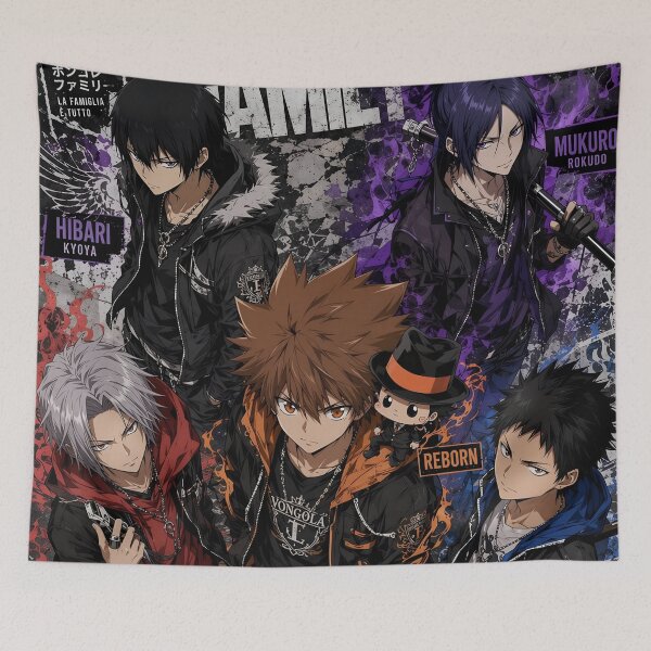 Item preview, Anime Mafia Family Squad | Dark Streetwear Aesthetic Digital Art designed and sold by Dyan4.