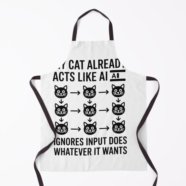 Item preview, My Cat Already Acts Like AI Cat Tech Humor designed and sold by Bianca Oltean.
