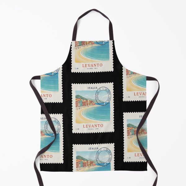 Item preview, Levanto Italy Ligurian Coast Postage Stamp Travel Sticker designed and sold by stickercuffs.