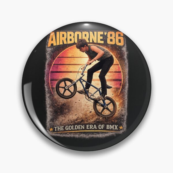 Item preview, Airborne '86 BMX T-Shirt  Old School Freestyle BMX Retro  designed and sold by Tee-Shirt-Topia.
