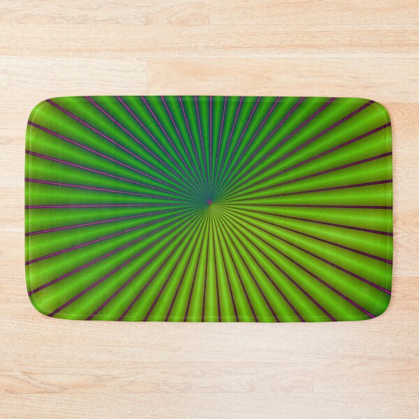 Item preview, Neon Lime Hypnotic Sunburst Mandala designed and sold by Happyabstract.
