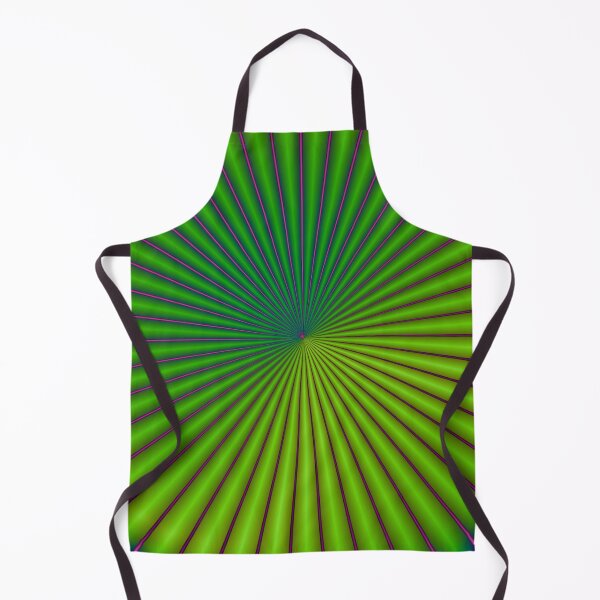 Item preview, Neon Lime Hypnotic Sunburst Mandala designed and sold by Happyabstract.