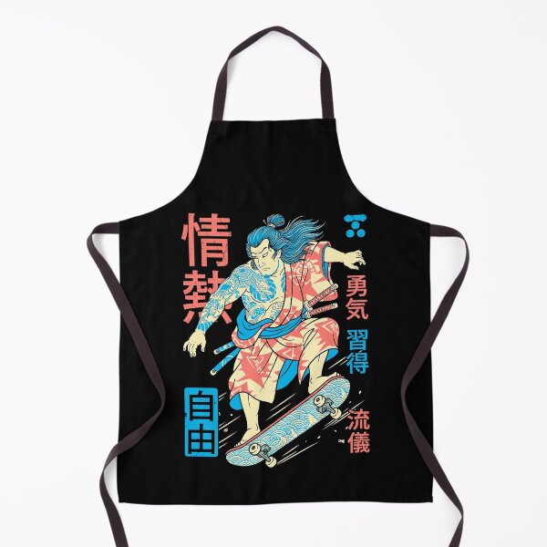 Item preview, Samurai Skater Skateboarding Passion Freedom Skateboard designed and sold by GrandeDuc.