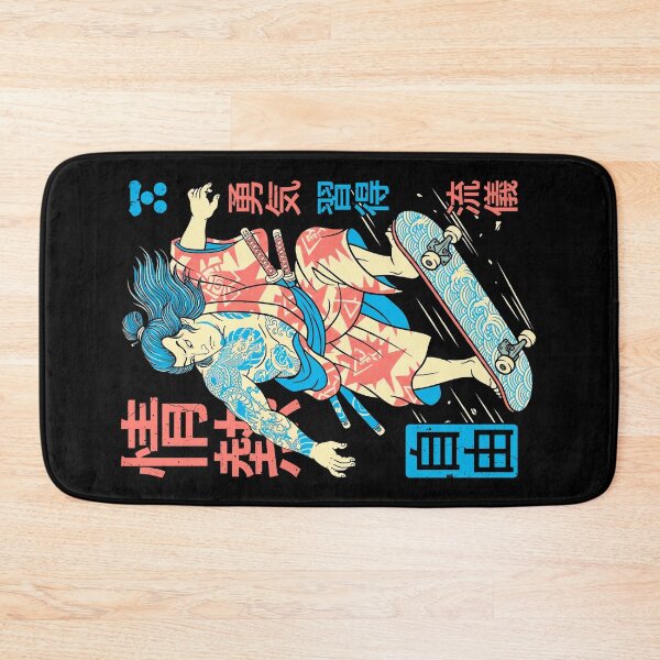 Item preview, Samurai Skater Skateboarding Passion Freedom Skateboard designed and sold by GrandeDuc.
