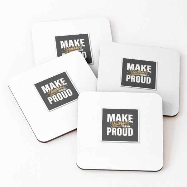 Item preview, Make Yourself Proud Motivational Quote designed and sold by ShiftAndGrow.