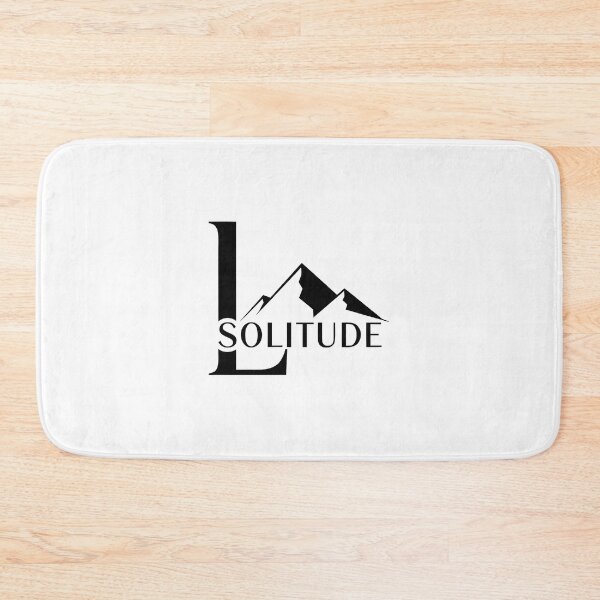 Item preview, Solitude Minimalist Mountain Peak Serif Typography Aesthetic Tee designed and sold by mantra2023.