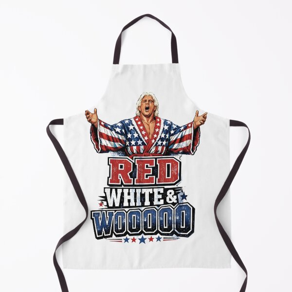 Item preview, Funny 4th of July Red White and Wooooo Funny Dad Wrestling Ric Flair  designed and sold by DoubleLoadCJ.