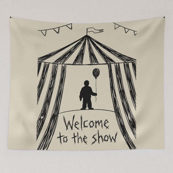 Item preview, Carnival Tent Shadow - Halloween Creepy Clown designed and sold by bapupa.