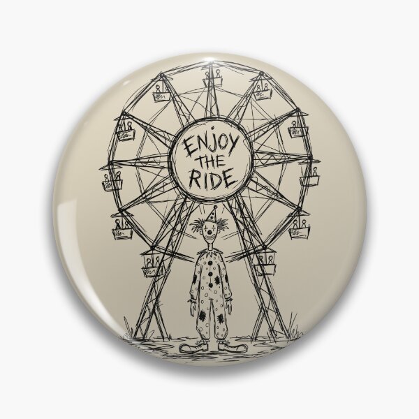 Item preview, Ferris Wheel Fiend - Halloween Creepy Clown designed and sold by bapupa.