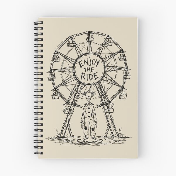 Item preview, Ferris Wheel Fiend - Halloween Creepy Clown designed and sold by bapupa.