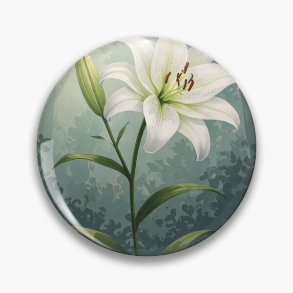 Item preview, White Lily in the Mystic Forest designed and sold by NeyhineAngelionShop.
