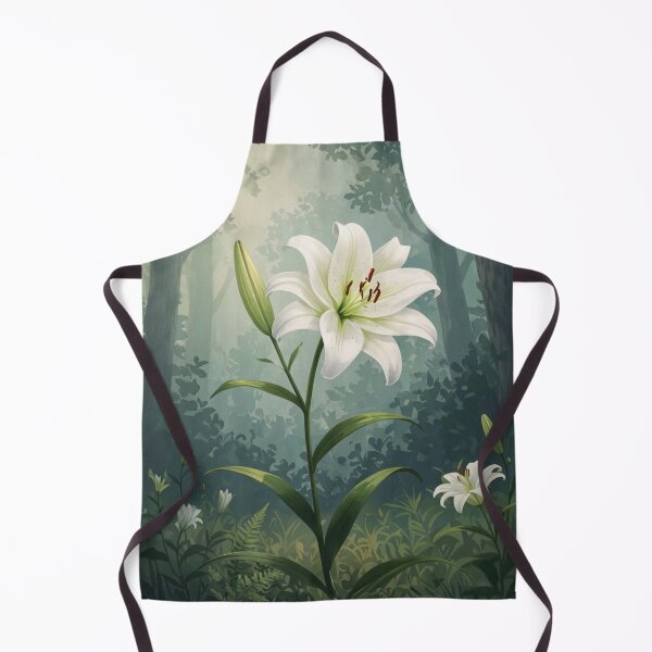 Item preview, White Lily in the Mystic Forest designed and sold by NeyhineAngelionShop.