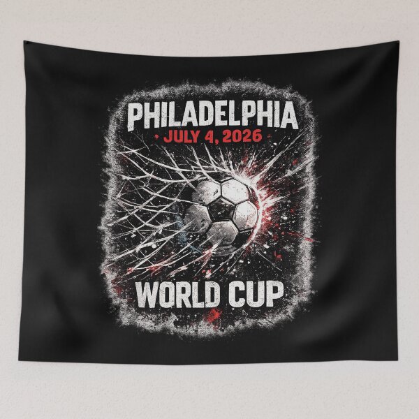 Item preview, Philadelphia July 4 2026 World Cup Football Goal Streetwear Shirt designed and sold by DesignMod.