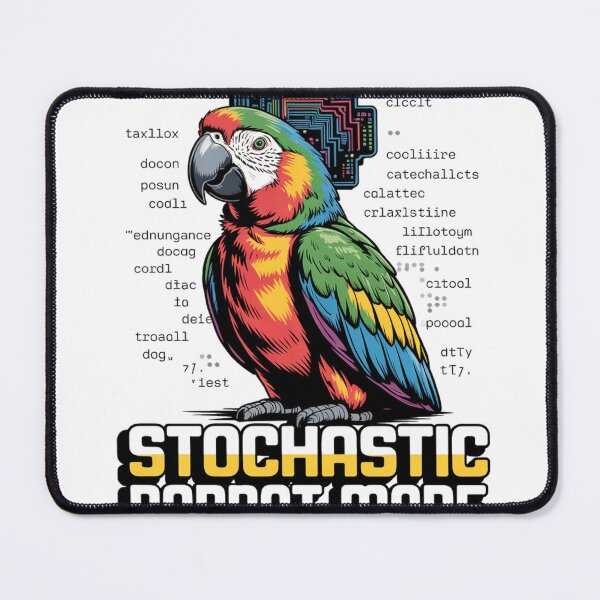 Item preview, Stochastic Parrot Mode Funny AI Parrot designed and sold by Bianca Oltean.